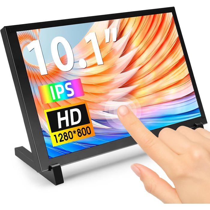 Écran tactile 101 pouces ELECROW pour Raspberry Pi 1280×800 IPS 5 points portable