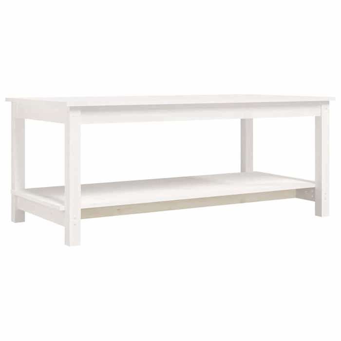 Promotion avril*Table de salon VIDAXLTable basse Blanc 110x55x45 cmBois massif de pin @5556530