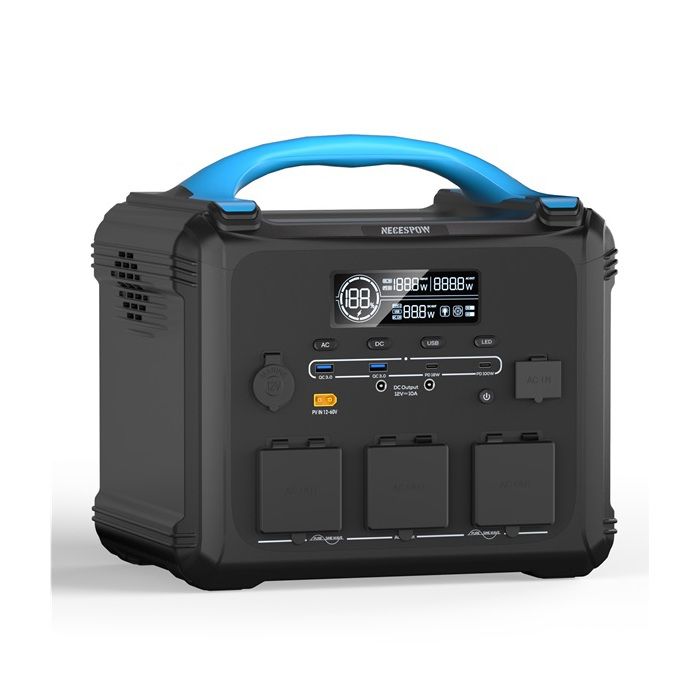 Necespow S2000 batterie de stockage dénergie portable 2000w - 1024wh Outdoor Camping Home alimentation mobile