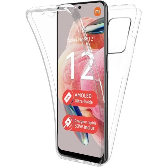 New&Teck Coque pour Xiaomi Redmi Note 12 4G (Pas pour Note 12 5G