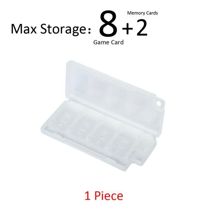 NATEFEMIN Étui En Plastique Rigide 28 En 1 Pour Cartes De Jeu Nintendo
