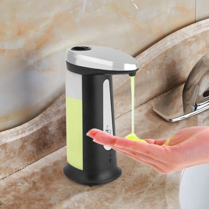 400ml Distributeurs de désinfectant liquides assainissants capteur infrarouge savon automatique -BOE
