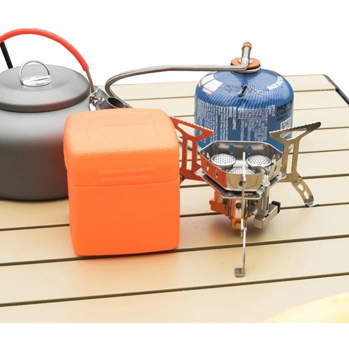 Kit Camping Odoland 10 Pièces - Casserole Et Réchaud Compact, Ultraléger, Vert