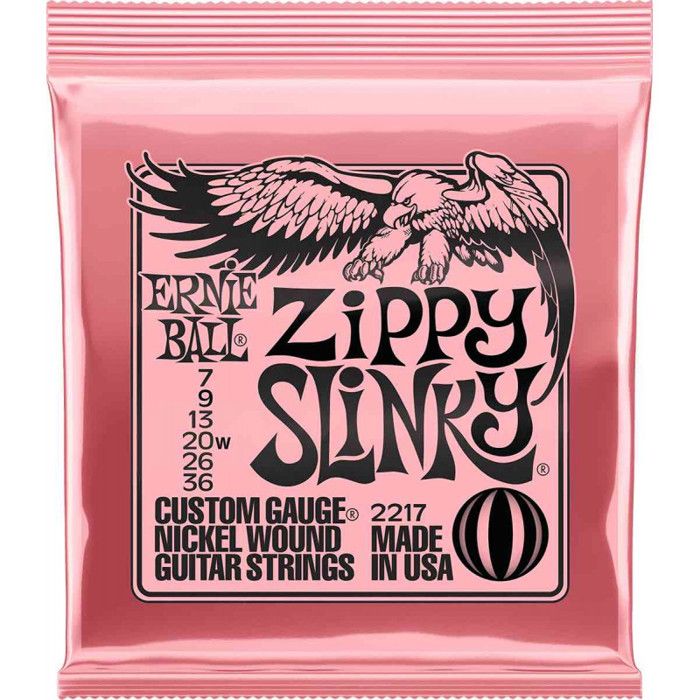 Ernie Ball 2217 - Jeu de cordes guitare électrique Zippy Slinky - 07-36