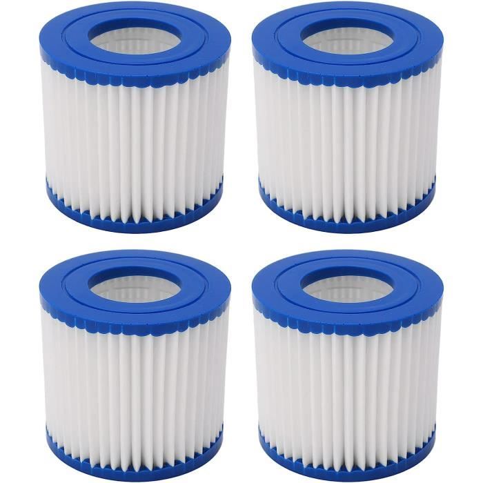 Cartouches Filtrantes Type I Pour Piscine Bestway - Lot De 6 Recharges - 7,9 X 8,9 Cm
