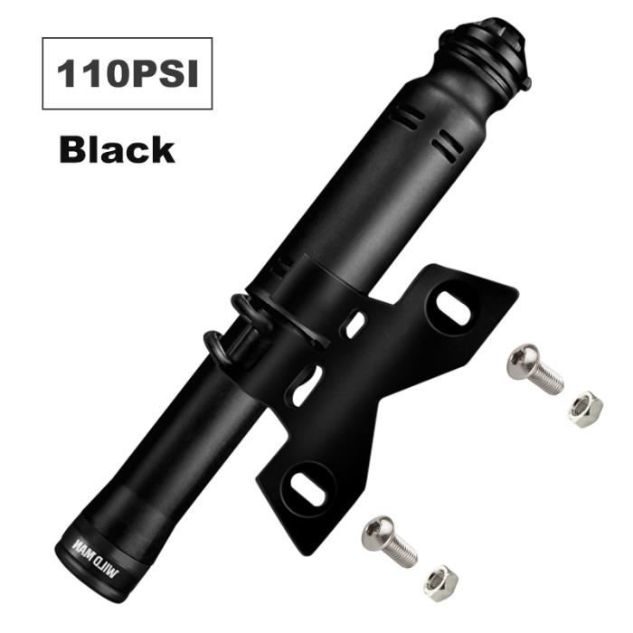 Noir - WILD MAN-Mini pompe à air manuelle portable pour vélo, 110PSI