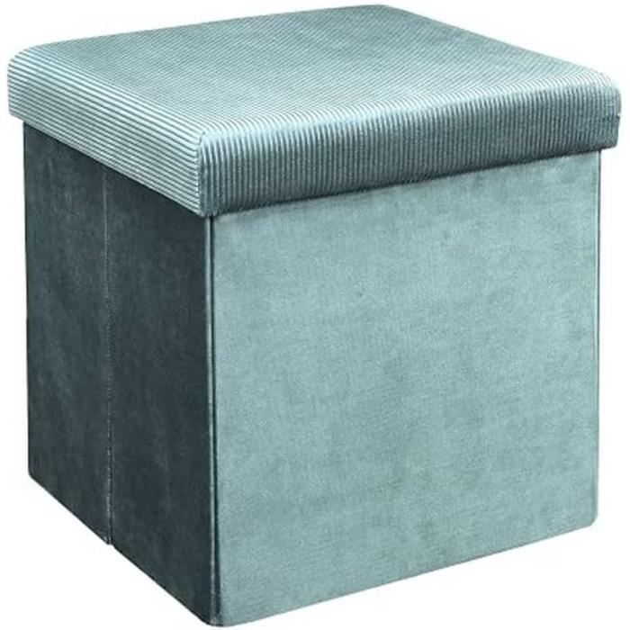 Coffre Pouf Pliable Atome Bleu Coffre Pouf Pliable Atome Bleu