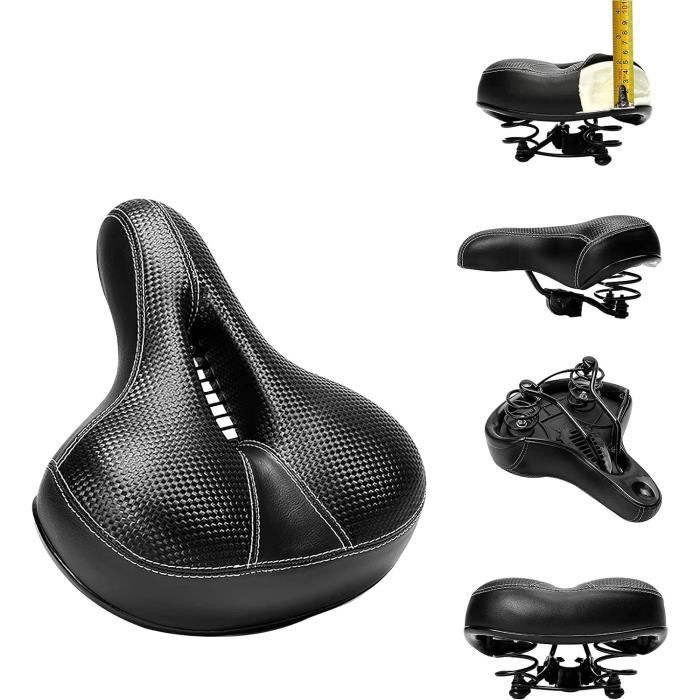 Selle De Vélo Confort Ergonomique - Creuse, Absorption Chocs, Bandes Réfléchissantes - Pour VTT, Route, Ville - 4