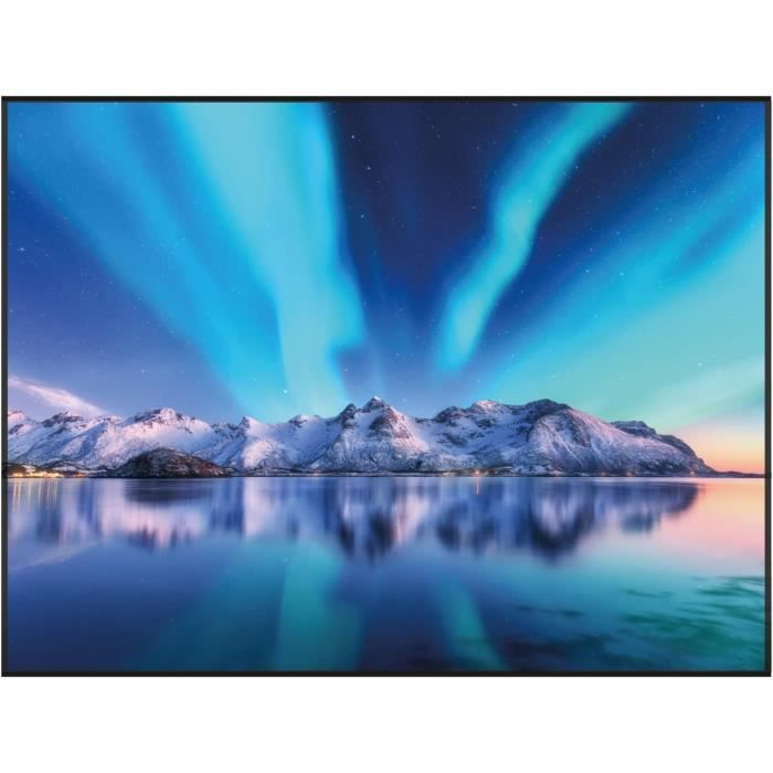 Poster Début De L'aventure - Paysage D'un Lac Bleu Azur Entouré De