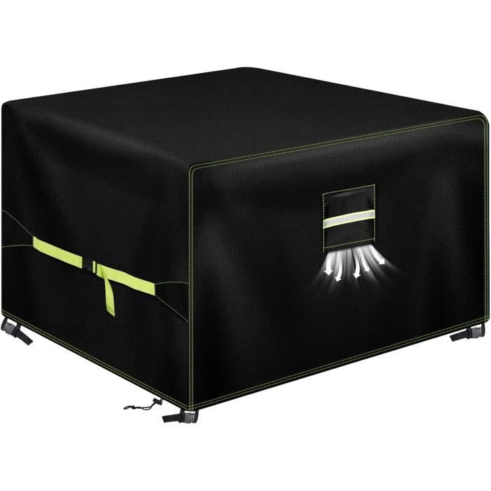 Housse De Protection Pour Caisse Palette Grillagée – Tissu Oxford 600D Imperméable – Taille 125x85x98 Cm
