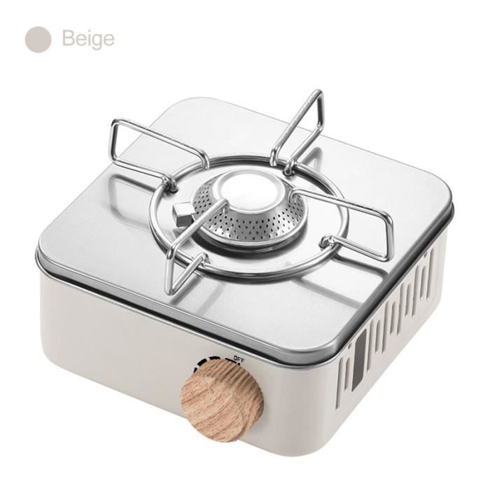 Réchaud Camping Bois/Gaz Bestargot - Pliable, Acier Inoxydable, Pour Randonnée, Bushcraft, Survival