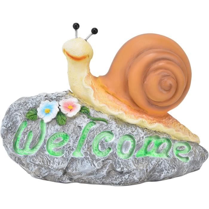 Générique Sculpture D'Escargot | Figurine Collection Escargot Bois Déco