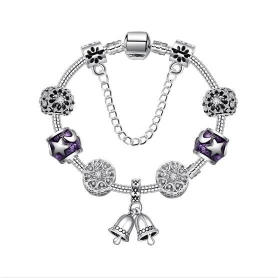 Bracelet Charms Pandora Style bijoux Femme Argent Cloche Pendant Charms  Femme Bijouxrêves Charms Femme Bijoux Argent - Achat / Vente maillon de bracelet  Bracelet Charms Pandora Sty Femme -
