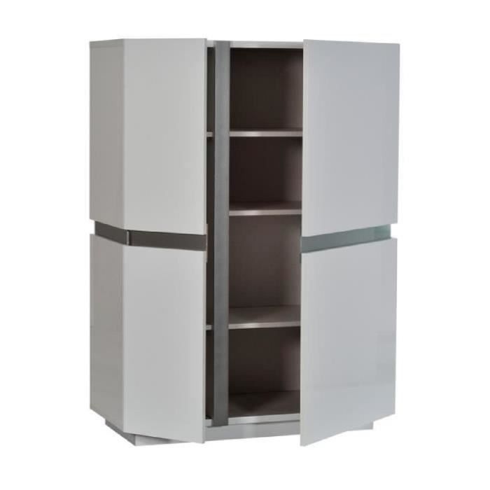 Armoire De Salle A Manger A Leds Krys Achat Vente Vitrine