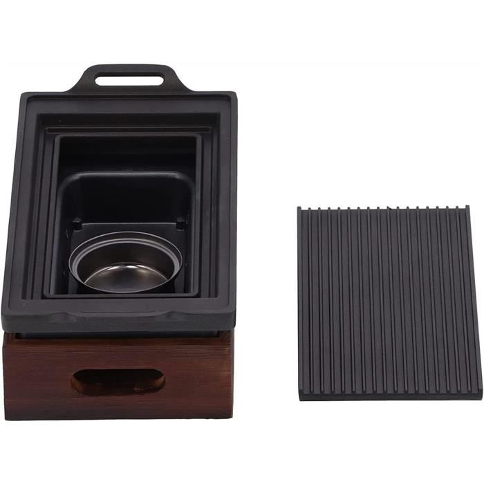 Gril BBQ Portable Sans Fumée Au Charbon De Bois - Style Japonais/coréen, Antiadhésif, Dimensions 37x20x16 Cm - 3
