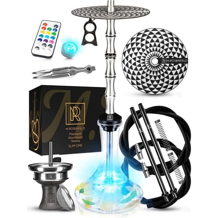 Chicha Kit Complet 2 Tubes - 75cm Grand Narguilé Set 2 Tubes Xxl ...