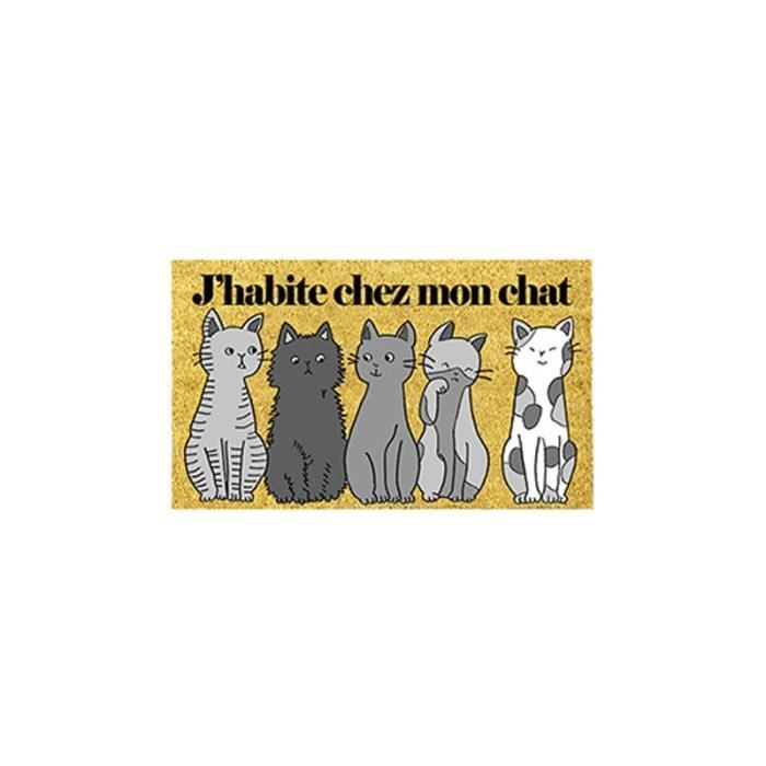 Paillasson En Coco J Habite Chez Mon Chat 0 Multicolore Achat Vente Paillasson Cdiscount Paillasson En Coco J Habite Chez Mon Chat 0 Multicolore Achat Vente Paillasson Cdiscount