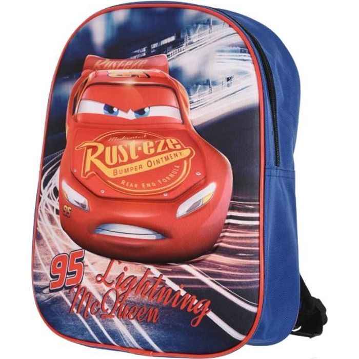 Petit Sac A Dos 3d Enfant Garcon Creche Et Maternelle Enfant Garcon Cars Mc Queen Disney Bleu Rouge 30 X 24 X 8cm Bleu Rouge Cdiscount Bagagerie Maroquinerie