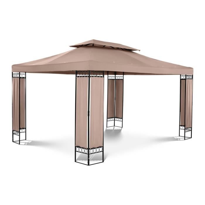 Pergola De Jardin Terrasse En Kit Tonnelle Barnum Tente Uniprodo Uni Pergola 3x4tf U 3x4m Hauteur 2 6 M Toile 160g M2 Beige Achat Vente Pergola Pergola Uni Pergola 3x4tf U Cdiscount