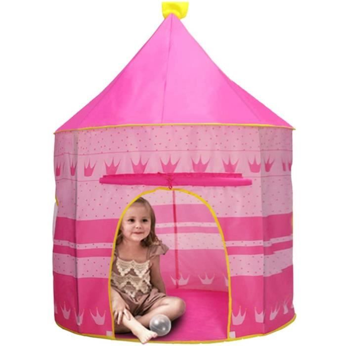 Tente Pop-up Princesse Tente Enfant Pop-Up Little Princess - 100x125cm, Polyester, Rose/Verte/Blanc Loisir Créatif Enfant