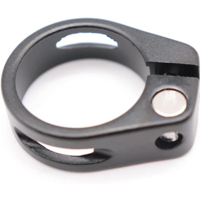Collier De Serrage De Selle Aluminium 31,8 Mm – Poids 20 G, Noir Bleu Argent Or Rouge !