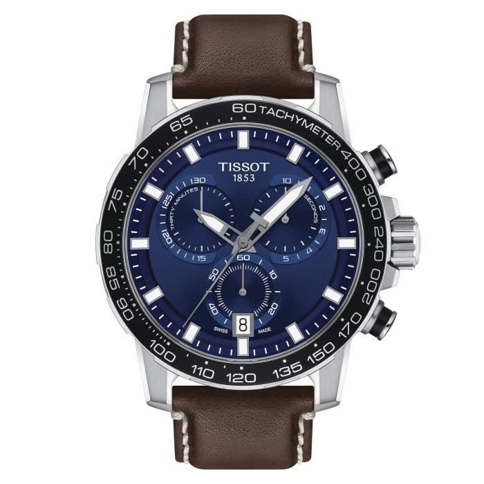 Montre Homme Supersport Bleu T1256171604100 Gris Tissot