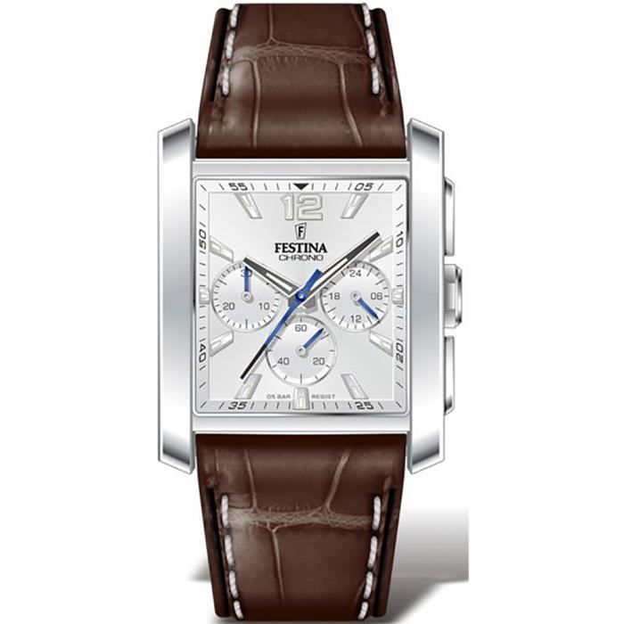 Montre Festina F20636-1 Chronographe Cuir marron