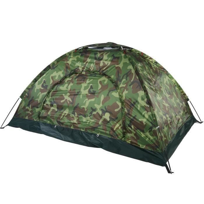 Tente imperméable de 2 personnes Protection UV de Camouflage Extérieur Camping 