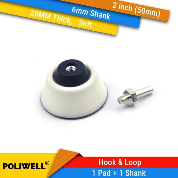 Support De Tampon De Ponçage Pour Boule De Bowling – ABS, Octogonal 6 Cm, Intérieur 7.5 Cm – Maintien Uniforme, Compatible Abrasifs Courants – Pour Entretien Maison Ou Pro
