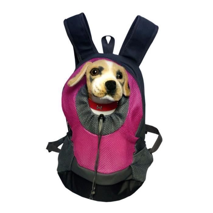 Sac De Transport Sac à dos pour Animal Chien Chat Voyage Sortie promenade  taille M ROSE Wir89
