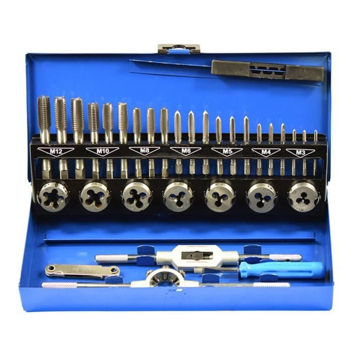 Ensemble de tarauds et de matrices pour outil de taraudage, pour