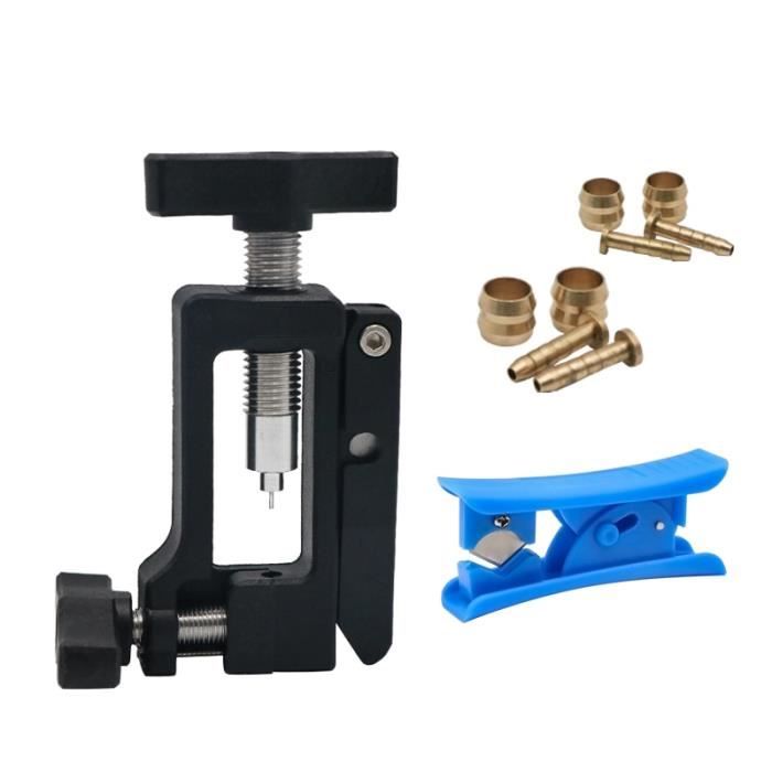 Zimoer Kit Outil Hydraulique Vélo - Coupe-Tuyau + Insertion Aiguille + Olive - Pour Freins VTT Et Route