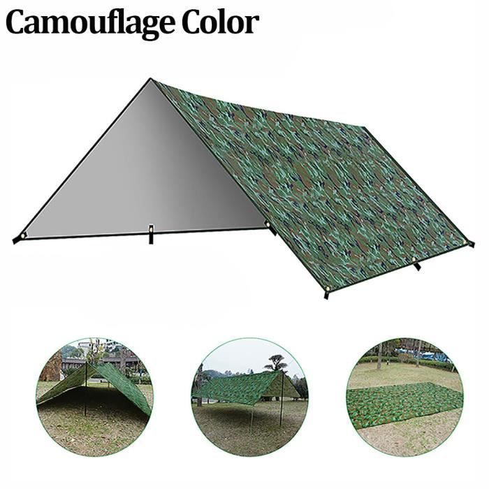 Bâche Camouflage Militaire 3x3 Mètres - Marque ARES - Airsoft, Randonnée, Survie