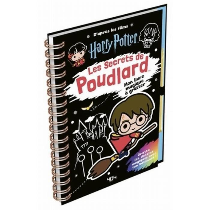 Mon coffret cartes à gratter et à colorier Harry Potter
