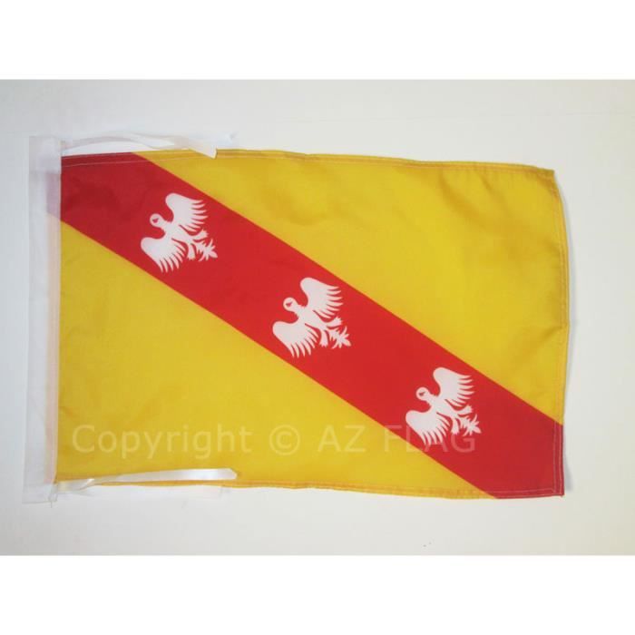Drapeau Lorraine 60x90cm - Drapeau Lorrain-Lorraine-et-Barrois En Polyester Avec Œillets