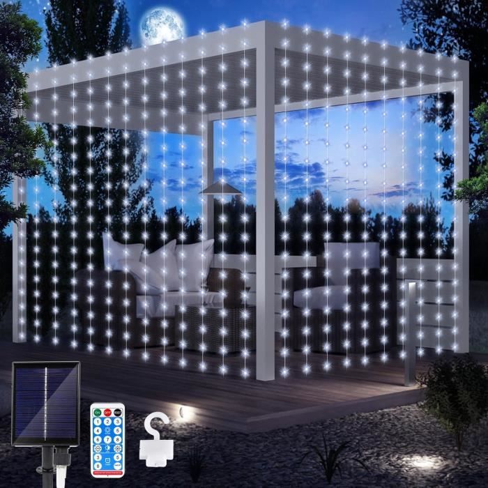 300LED Rideau Lumineux, Guirlandes Lumières Décoratives De Fenêtre 3M