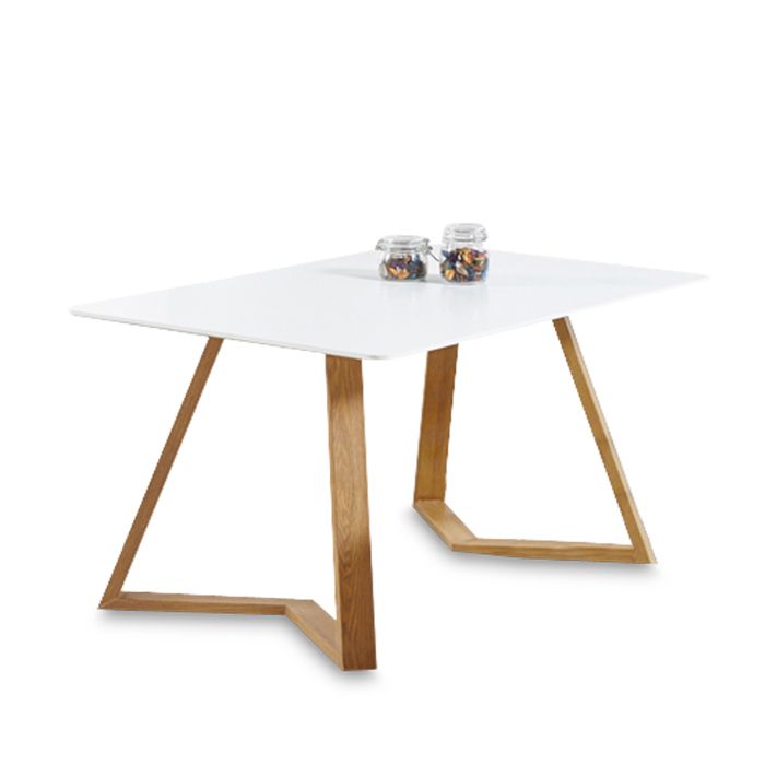 Table Blanche Rectangulaire Achat Vente Pas Cher