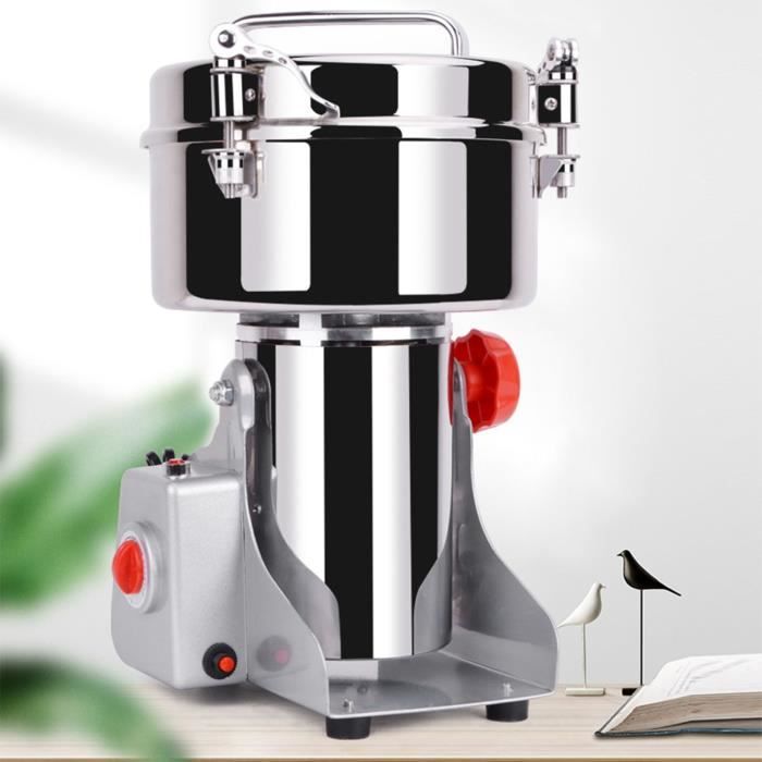 Moulin à Épices Électrique Royal Catering RCMZ-1000N 1000g 3000W - Hachoir Herbes Épices Café - Inox