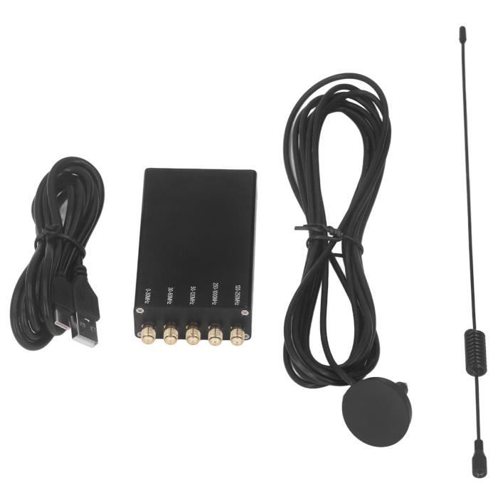 Récepteur RTL-SDR Ondes Courtes - USB, 100kHz-1766MHz, TCXO 1ppm, Pour Radioamateur Et Aviation