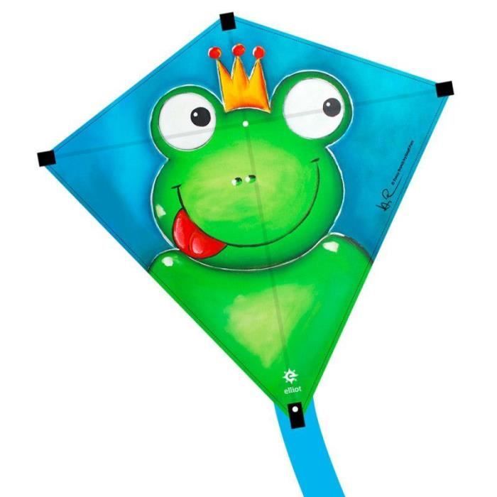 Cerf-Volant Mini Sled Classic Pour Enfants Dès 3 Ans – 32x40 Cm Avec 60 M De Ligne Et Queues Multicolores – Vol Facile Même Par Petit Vent !
