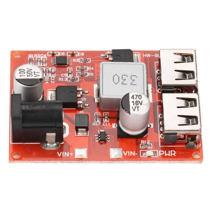 Kioball Module Alimentation Stabilisée Réglable DC - XY12522 - 0.5-36V / 0-4.5A / 40W - Écran 1.8" - Pour Labo, CNC, DIY électronique