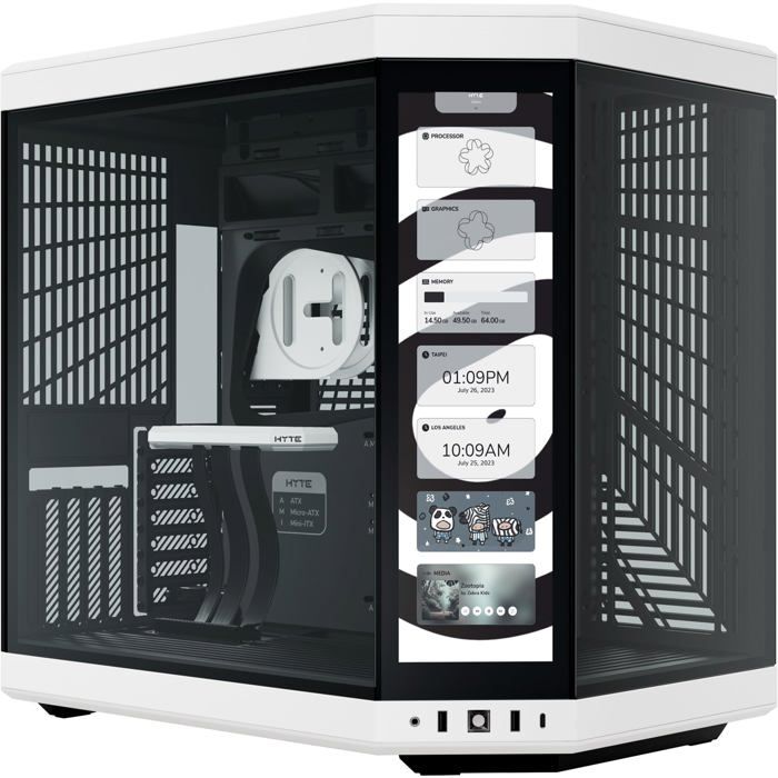 Hyte Boitier Moyen Tour E ATX Y70 Touch Infinite avec panneaux vitrés Neuf - vue 2