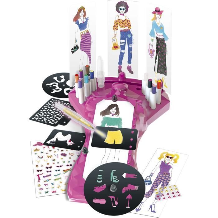 BLOPENS FASHION - Mon Atelier Mode - Deviens Styliste avec Ce Set Créatif - Choix de Coiffures, Hauts, Pantalons, Jupes, Chaussures et Sacs à Main - Personnalise tes créations - Dès 5 ans BLOPENS FASHION - Mon Atelier Mode - Deviens Styliste avec Ce Set Créatif - Choix de Coiffures, Hauts, Pantalons, Jupes, Chaussures et Sacs à Main - Personnalise tes créations - Dès 5 ans
