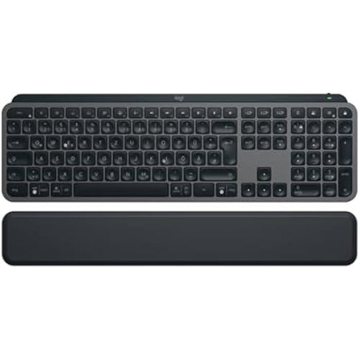 Clavier – LOGITECH – MX Keys S Plus – Graphite – Bluetooth – Rétroéclairé – QWERTZ