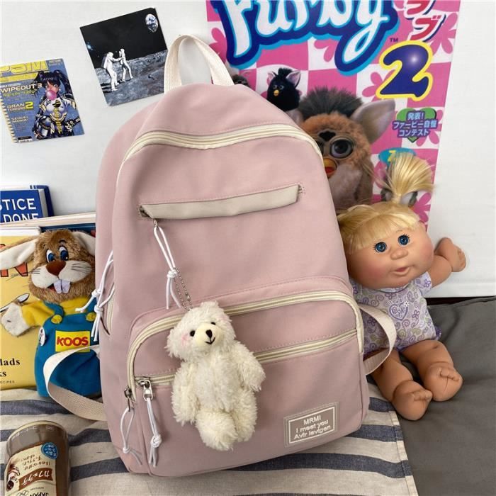 Huiya- Sac Dos Cole Pour Enfants Cartable Scolaire Maternelle Sac Dos
