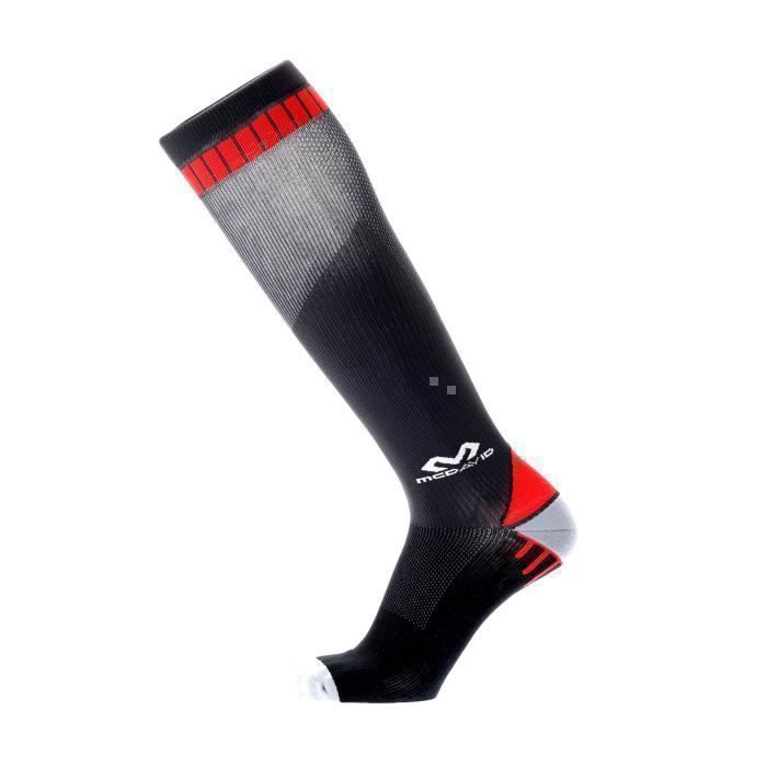 Chaussettes de compression McDavid Active Elite - Homme - Noir/scarlet - Multisport - Respirant Chaussettes de compression McDavid Active Elite - Homme - Noir/scarlet - Multisport - Respirant
