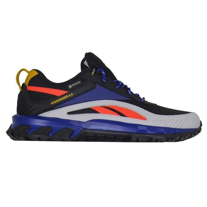 Reebok Baskets Reebok Homme Ridgerider 6 Gore-Tex - Noir-Bleu - Lacets - Adulte