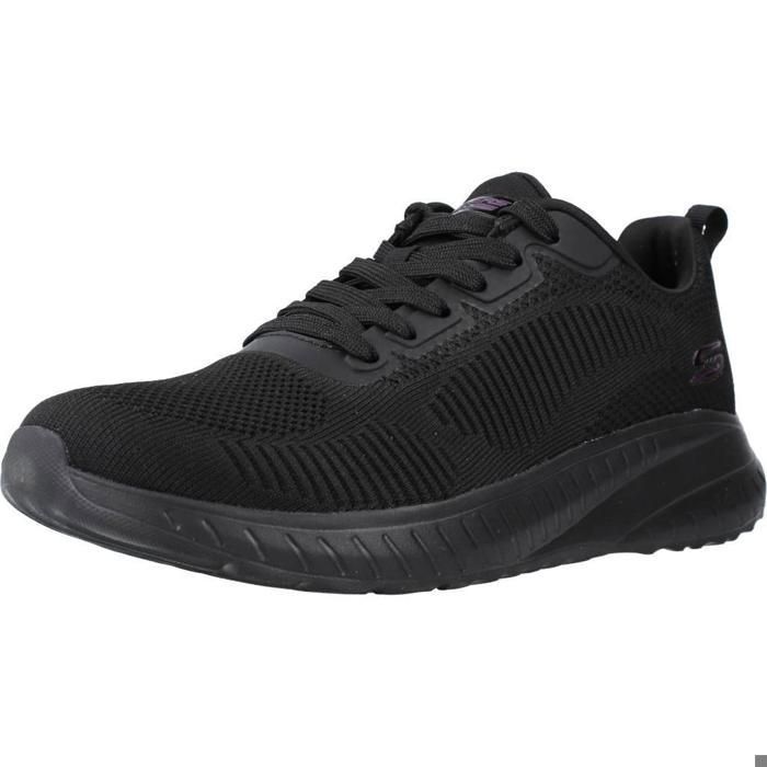 Skechers Chaussure Skechers Modèle Bobs Squad - Coleur Noir