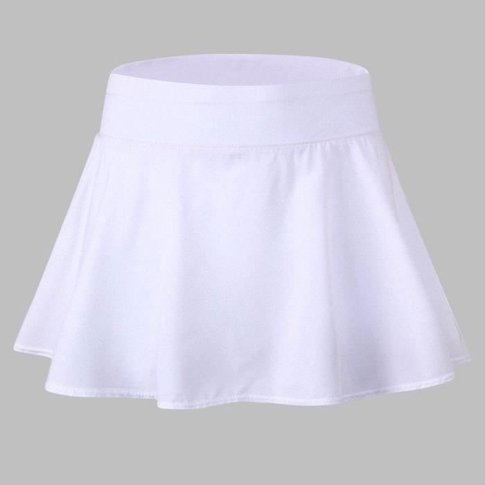Jupe de Sport Femme Tennis Short Interieur Secher Rapide