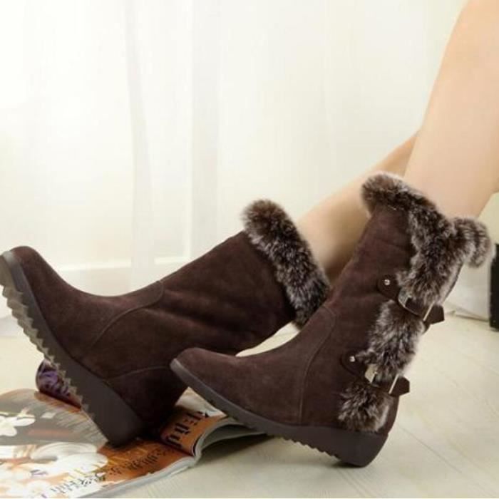 Botte femme 2025 fourrure